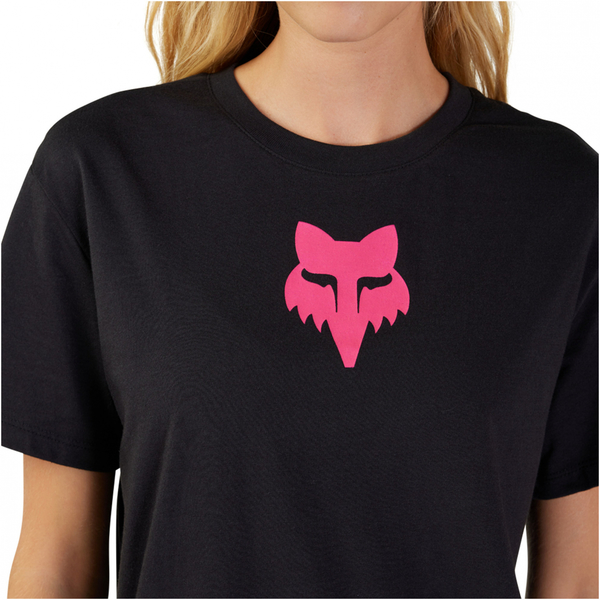 Dámské triko Fox W Fox Head Ss Tee Black/Pink 31850-285 26/27