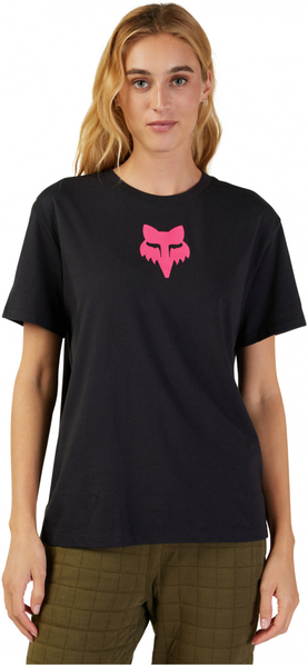 Dámské triko Fox W Fox Head Ss Tee Black/Pink 31850-285 26/27
