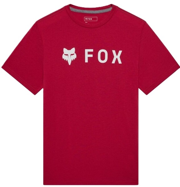 Pánské triko Fox Absolute SS Tech Tee Cranberry 32871-527 26/27