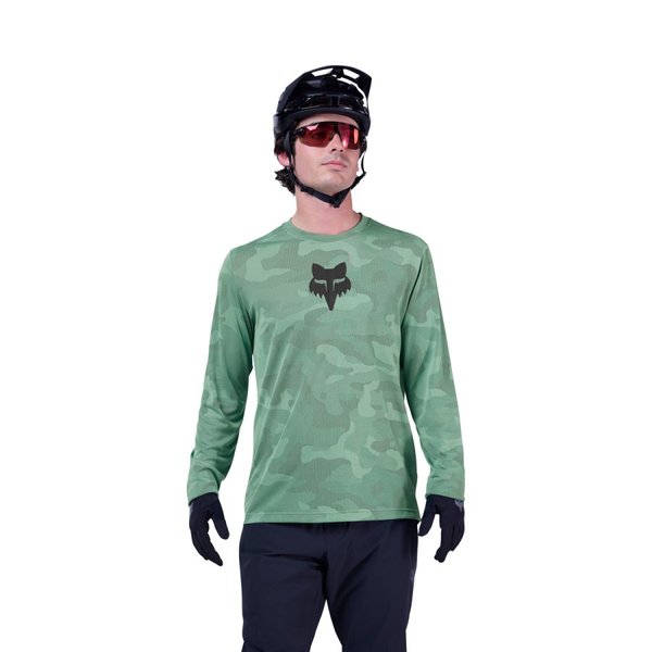 Pánský cyklo dres Fox Ranger Tru Dri Ls Jersey Pine 32365-391 26/27