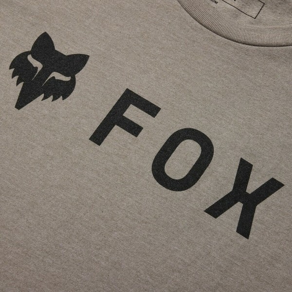 Pánské triko Fox Absolute 195 Original SS Tee Heather Graphite 39404-185 26/27