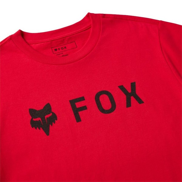 Pánské triko Fox Absolute 195 Original SS Tee Flame Red 39404-122 26/27