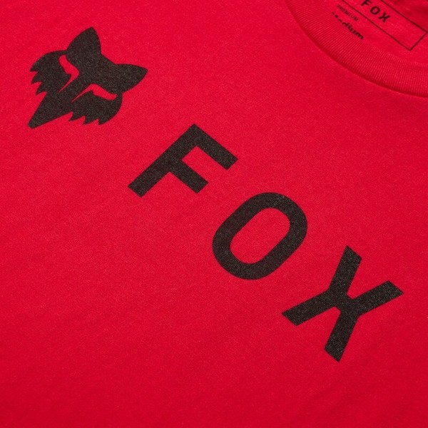 Pánské triko Fox Absolute 195 Original SS Tee Flame Red 39404-122 26/27