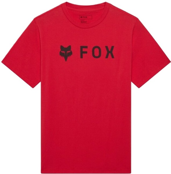 Pánské triko Fox Absolute 195 Original SS Tee Flame Red 39404-122 26/27