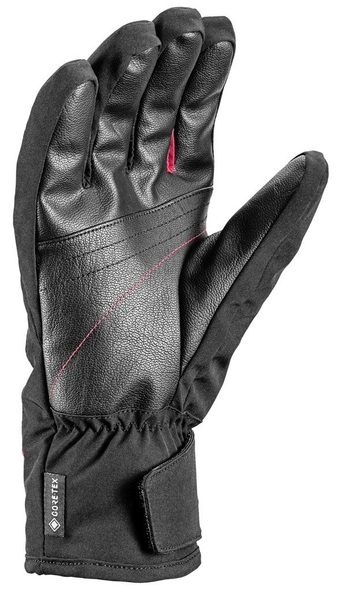 Pánské rukavice Leki Space GTX Gore-tex Black/Red 653861302 25/26