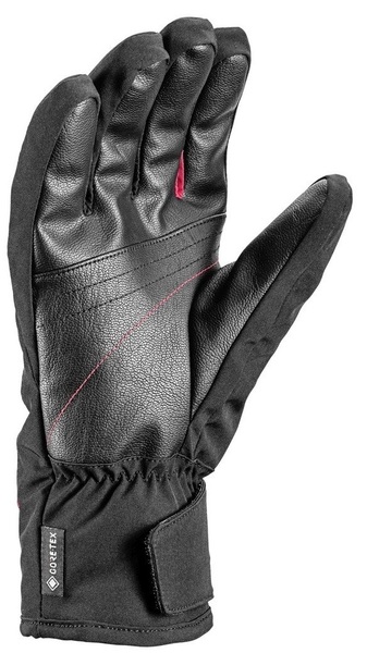 Pánské rukavice Leki Space GTX Gore-tex Black/Red 654861302 25/26