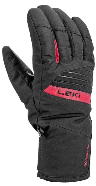Pánské rukavice Leki Space GTX Gore-tex Black/Red 654861302 25/26
