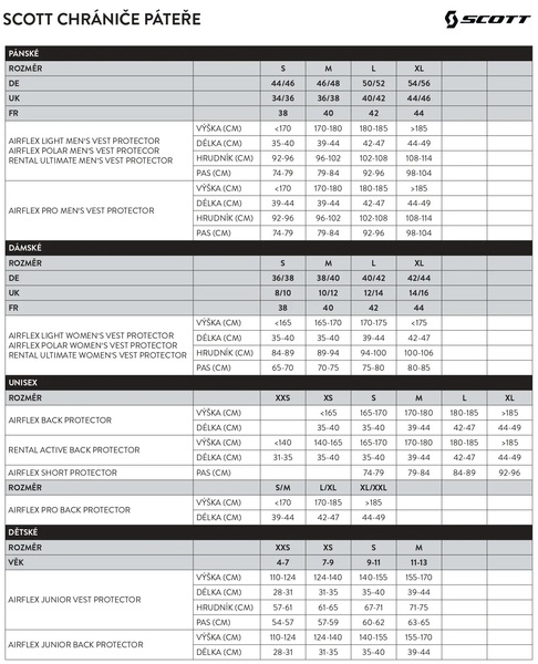 Dámský chránič páteře/páteřák Scott Vest Airflow W Paradise Pinkprint 420614 25/26