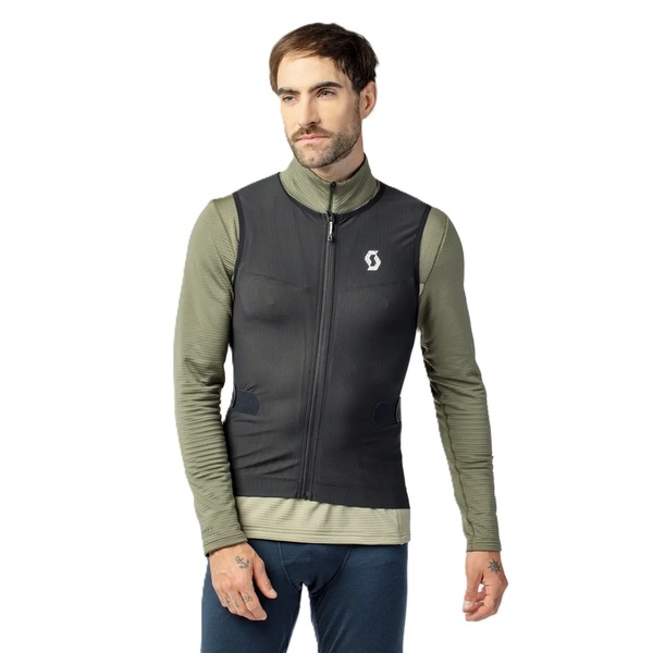 Pánský chránič páteře/páteřák Scott Vest Airflow Black/White 420613 25/26